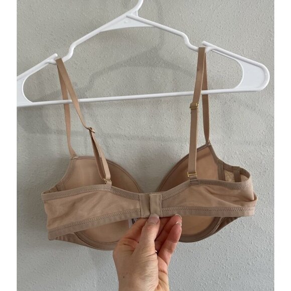 Soma Women’s Bra 36c 36 C Lightest Lift Demi Beige Tshirt Lace Underwire - Picture 2 of 4